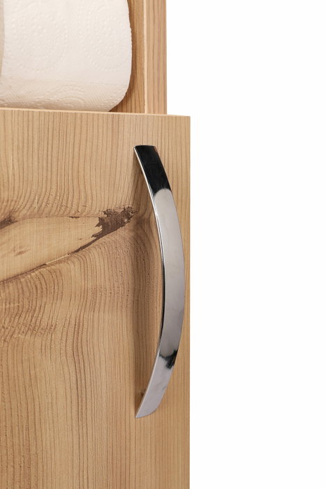 Hanah Home Armario de Baño Star Oak Roble Escandinavo 15x65x12 cm